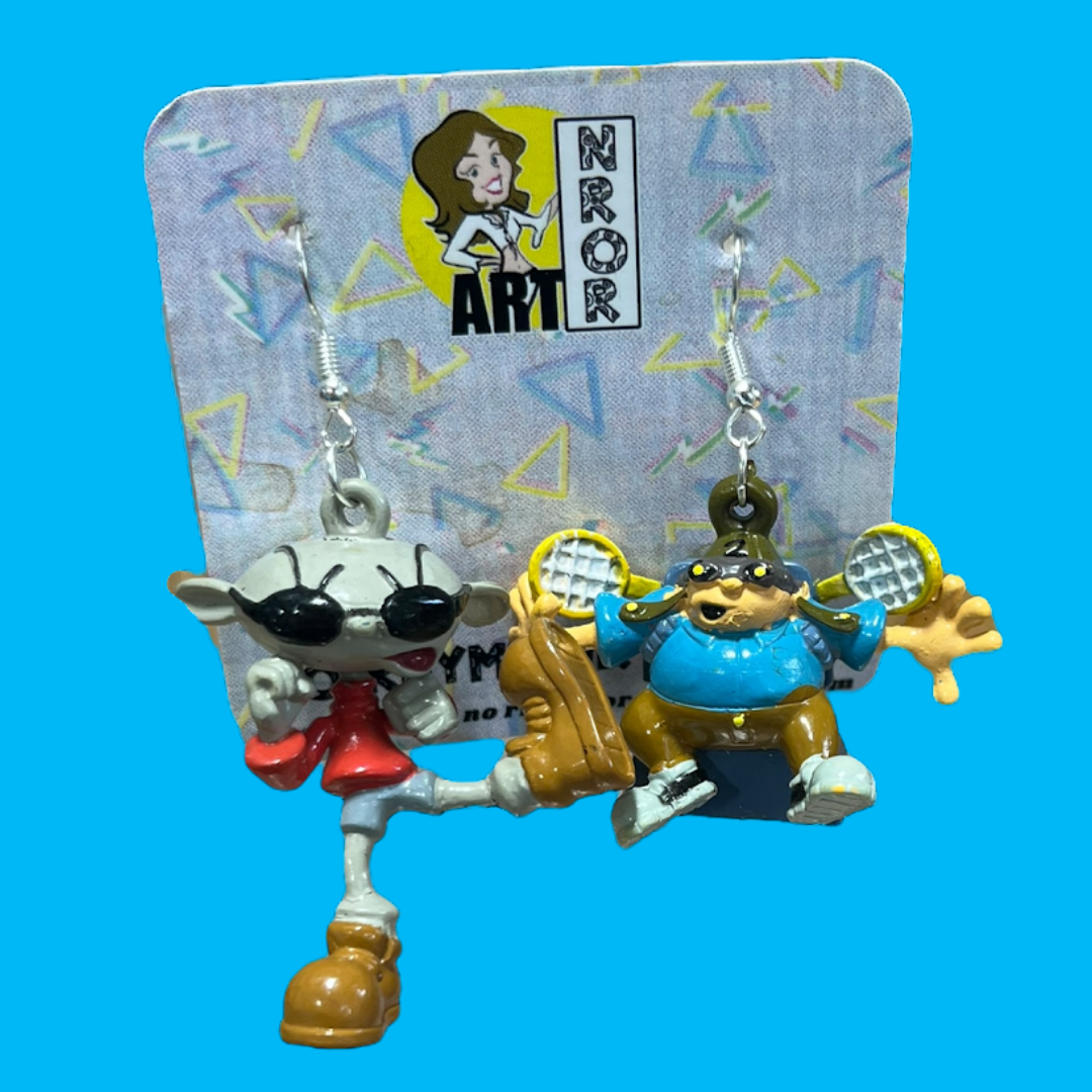 Codename: Kids Next Door Numbuh 1 and Numbuh 2 - V2 Earrings Codename: Kids Next Door Numbuh 1 and Numbuh 2 - V2 Earrings
