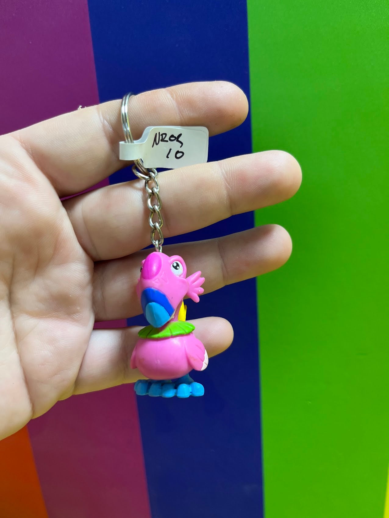 Neopets Keychain Pooka Petpet NO RHYME OR REASON ART