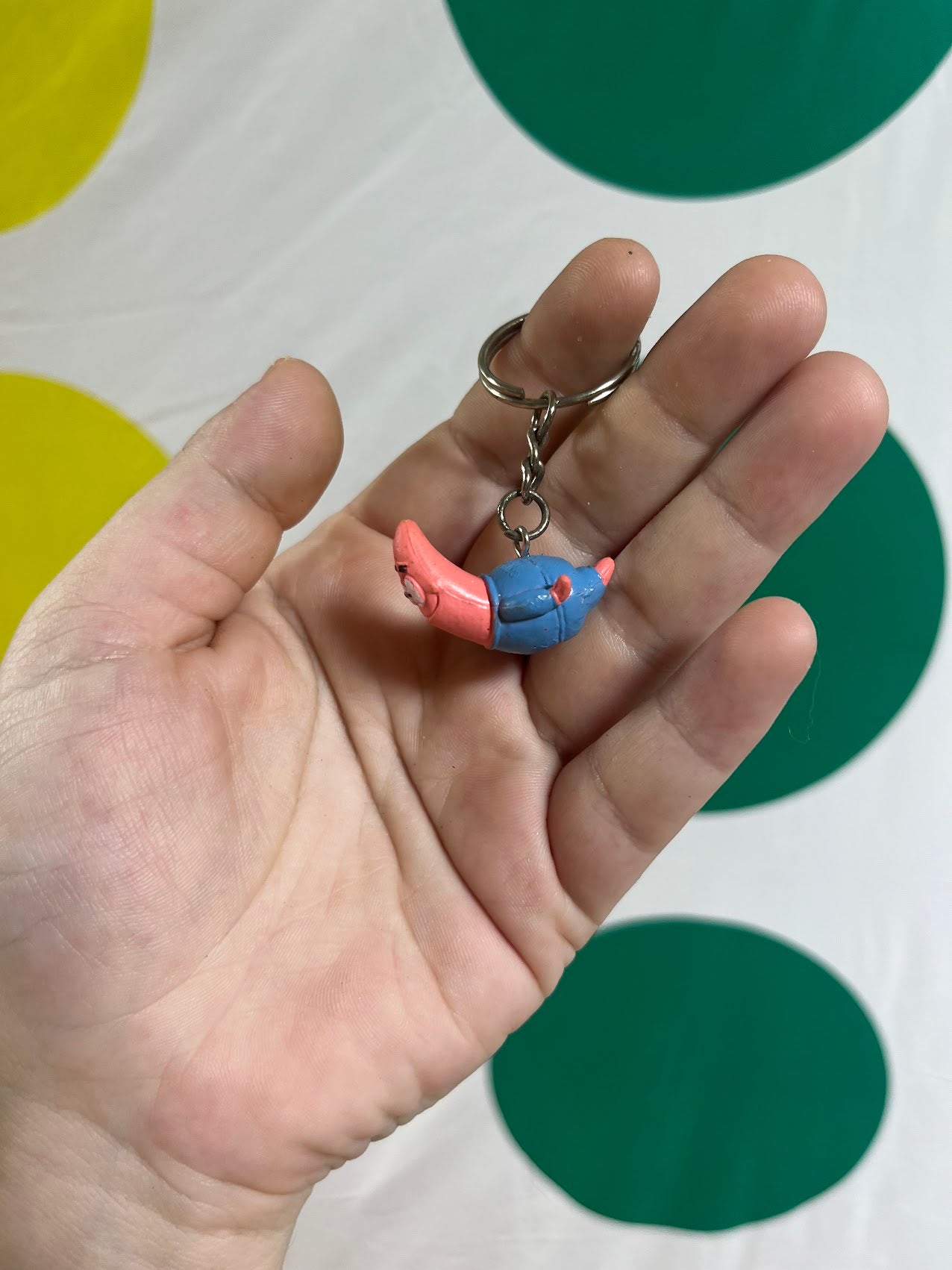 Patrick Star Keychain Skydiving NO RHYME OR REASON ART