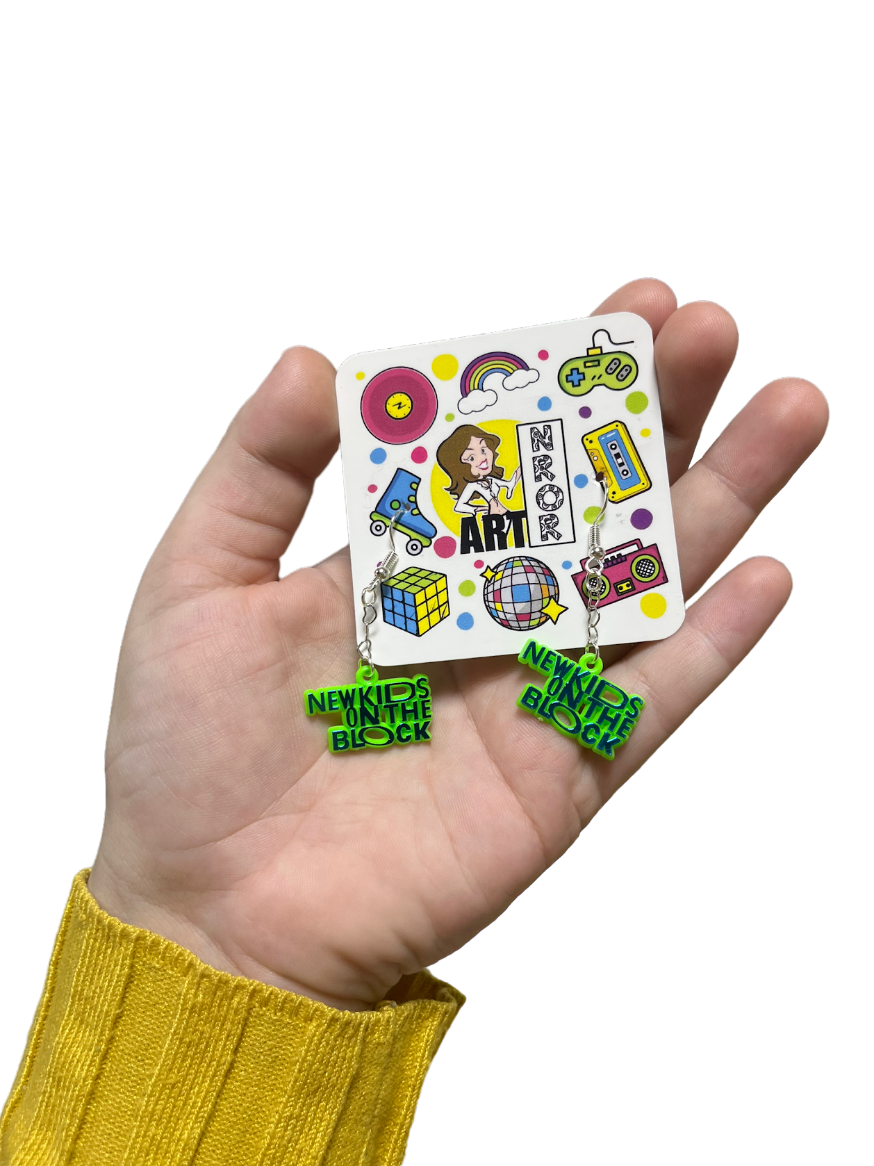 New kids on the block earrings discount